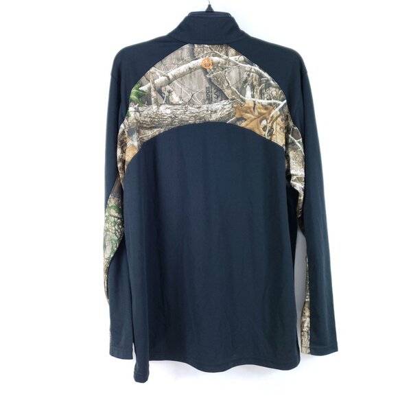 Magellan Classic Fit Mesh Pullover Women's Size Medium Black Realtree Edge Camou - Picture 2 of 7